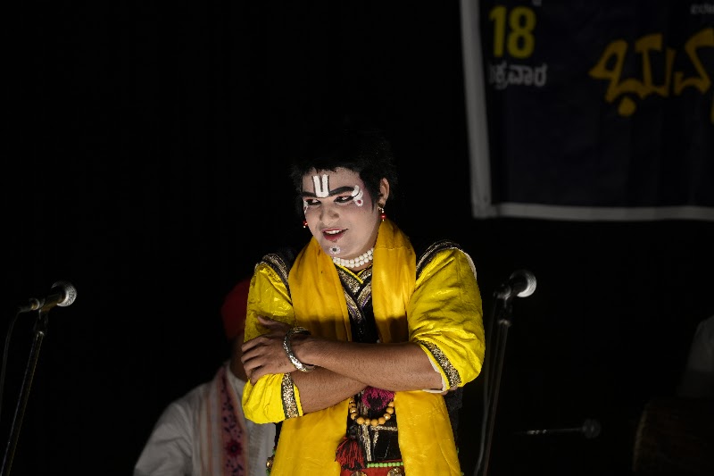 Karthik Pandeshwara — Yakshagana artist photo 1 by PK Jain