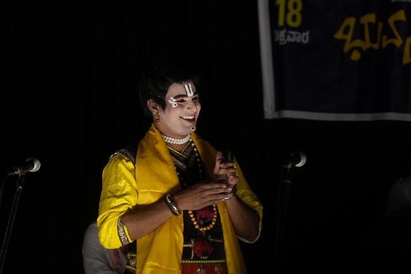 Karthik Pandeshwara — Yakshagana artist photo 2 by PK Jain