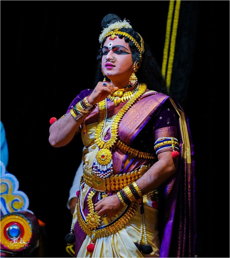 Rakshith Shetty Padre — Yakshagana artist photo 2 by PK Jain