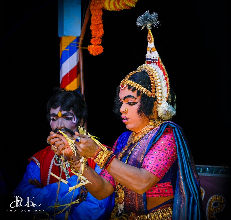 Pradeep Shetty Narkali — Yakshagana artist photo 2 by PK Jain
